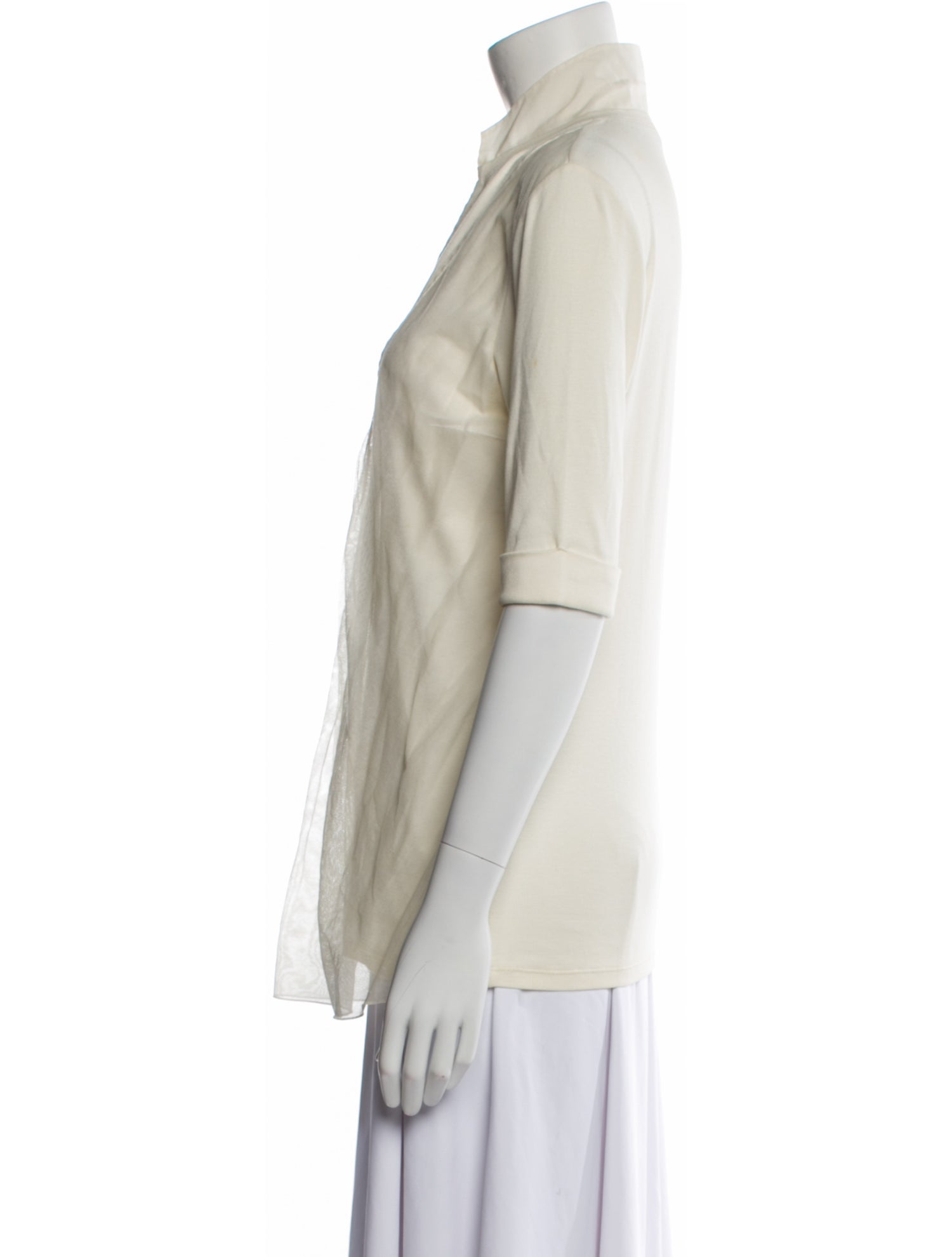 Brunello Cucinelli V-Neck Short Sleeve Tunic