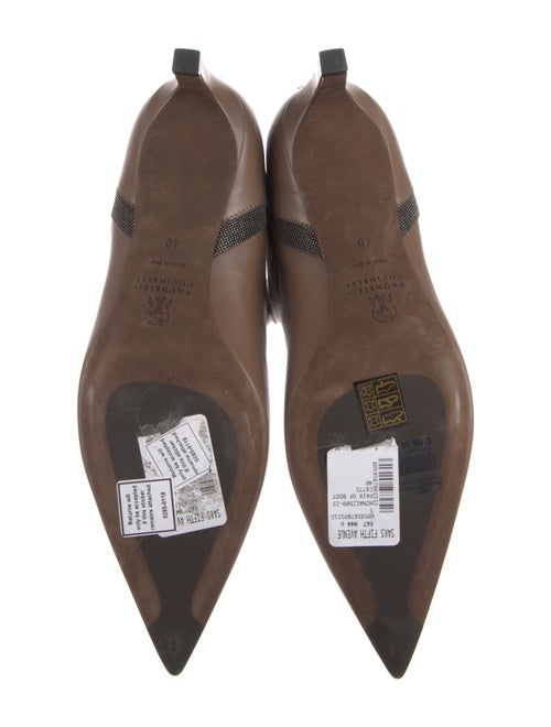 Brunello Cucinelli Monili Leather Boots