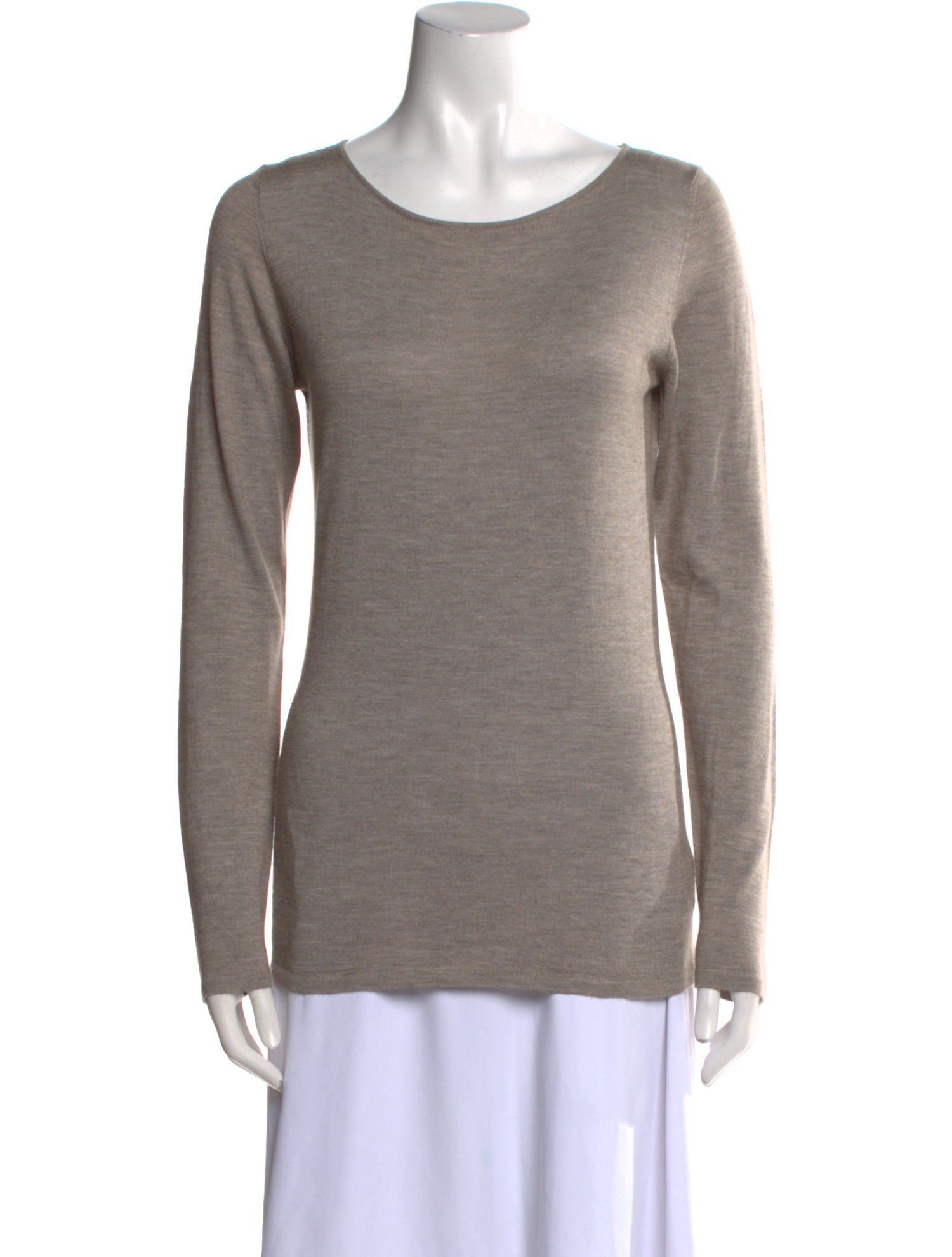 Brunello Cucinelli Cashmere Bateau Neckline T-Shirt
