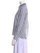 Brunello Cucinelli Striped Long Sleeve Button-Up Top