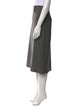 Brunello Cucinelli Virgin Wool Midi Length Skirt