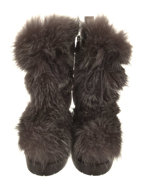 Brunello Cucinelli Leather Lace-Up Boots