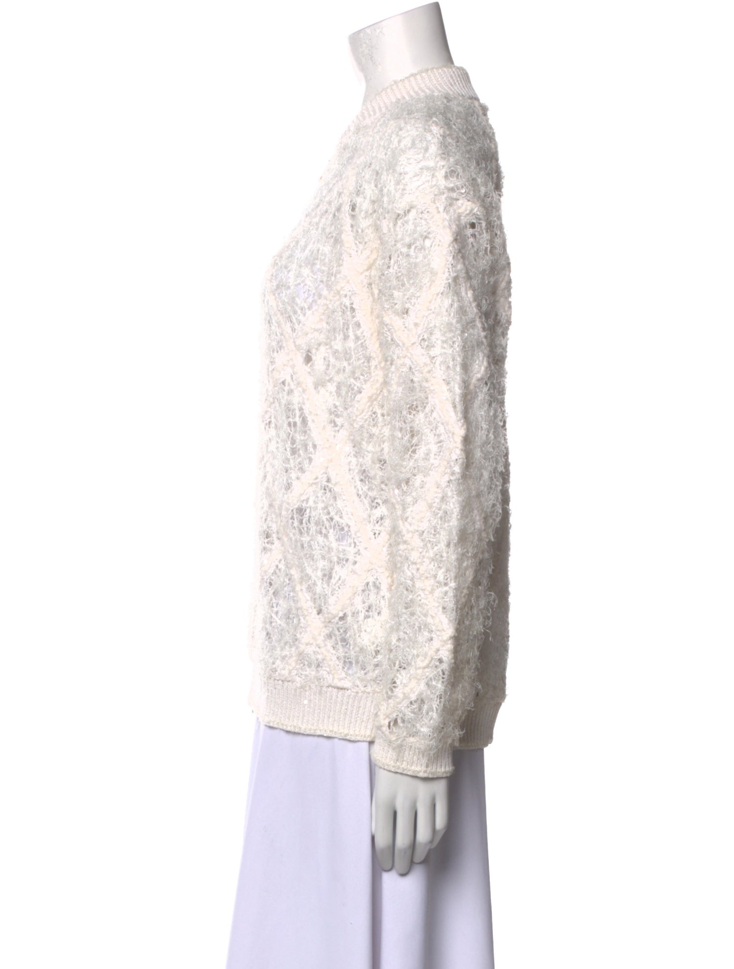 Brunello Cucinelli Linen Crew Neck Sweater