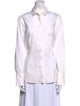 Brunello Cucinelli Long Sleeve Button-Up Top