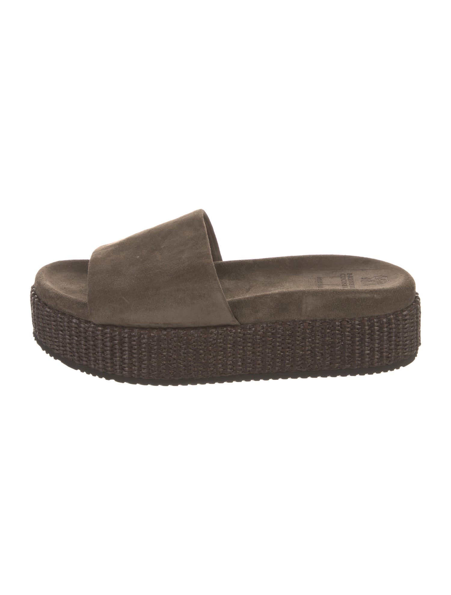 Brunello Cucinelli Monili Suede Espadrilles