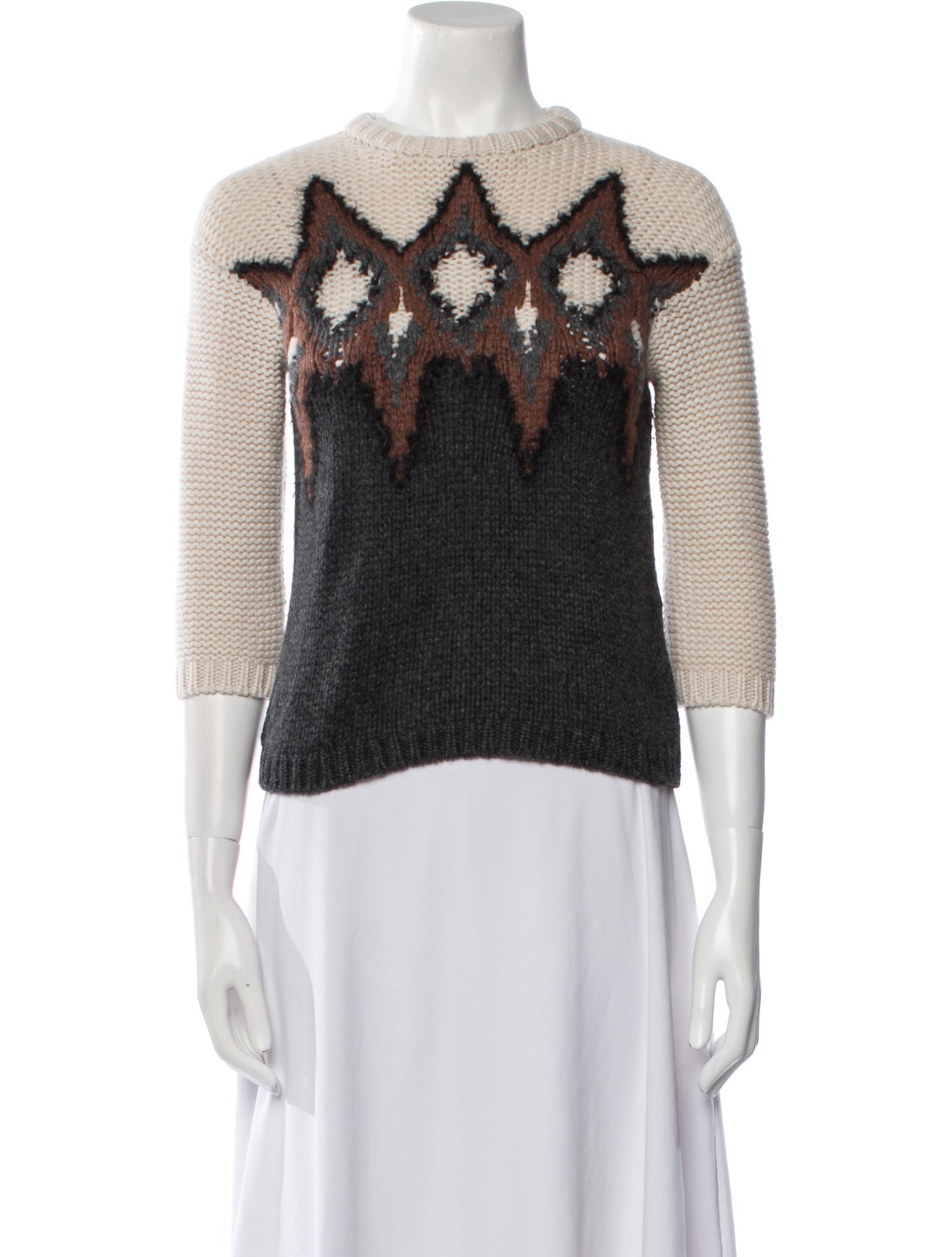 Brunello Cucinelli Cashmere Printed Sweater