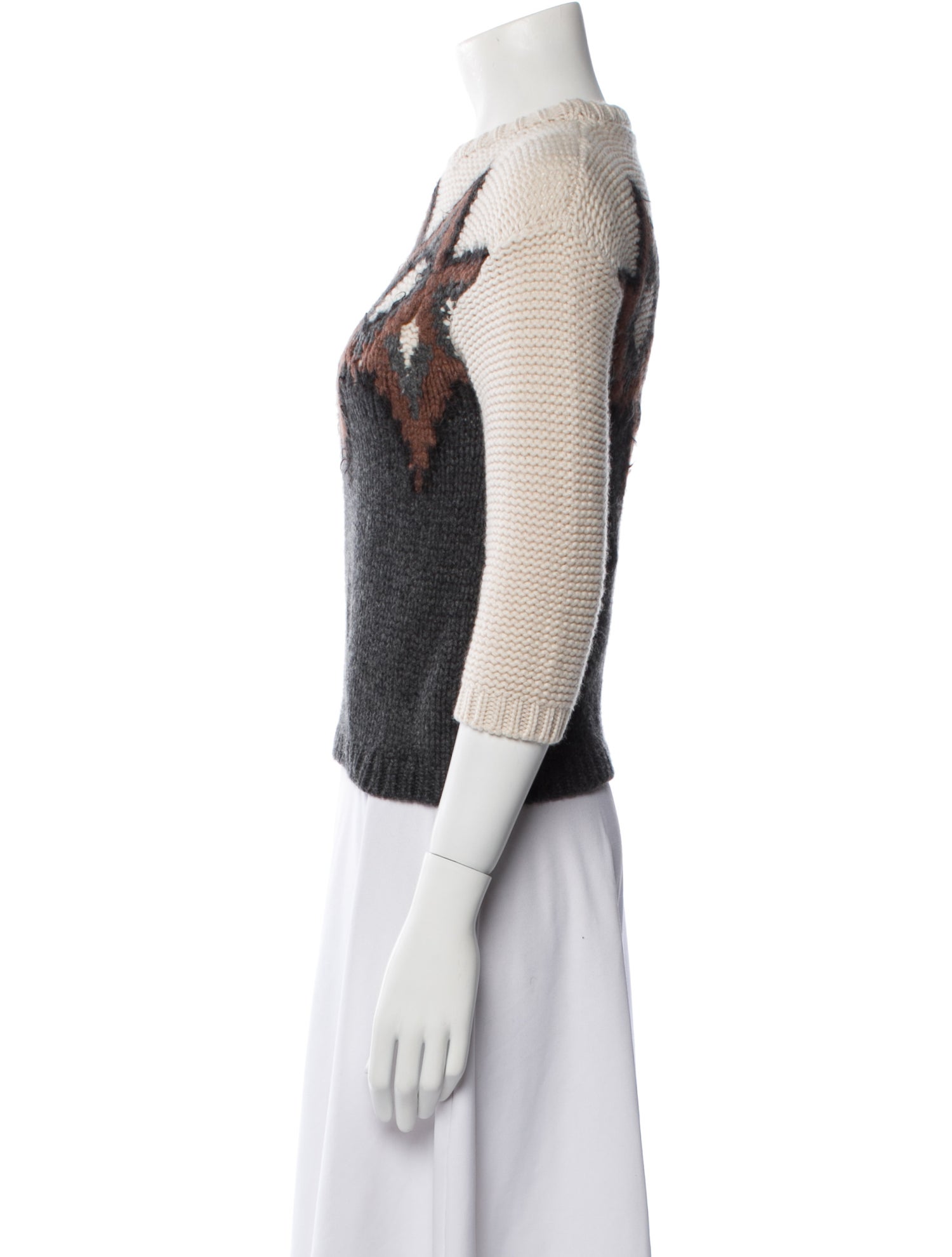 Brunello Cucinelli Cashmere Printed Sweater