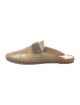 Brunello Cucinelli Monili Leather Mules