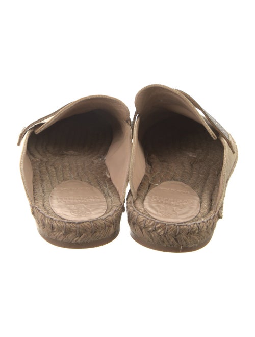 Brunello Cucinelli Monili Leather Mules
