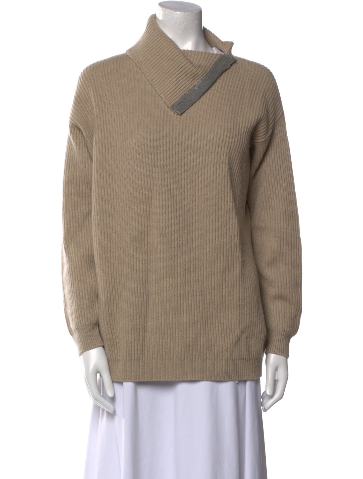 Brunello Cucinelli Cashmere Mock Neck Sweater