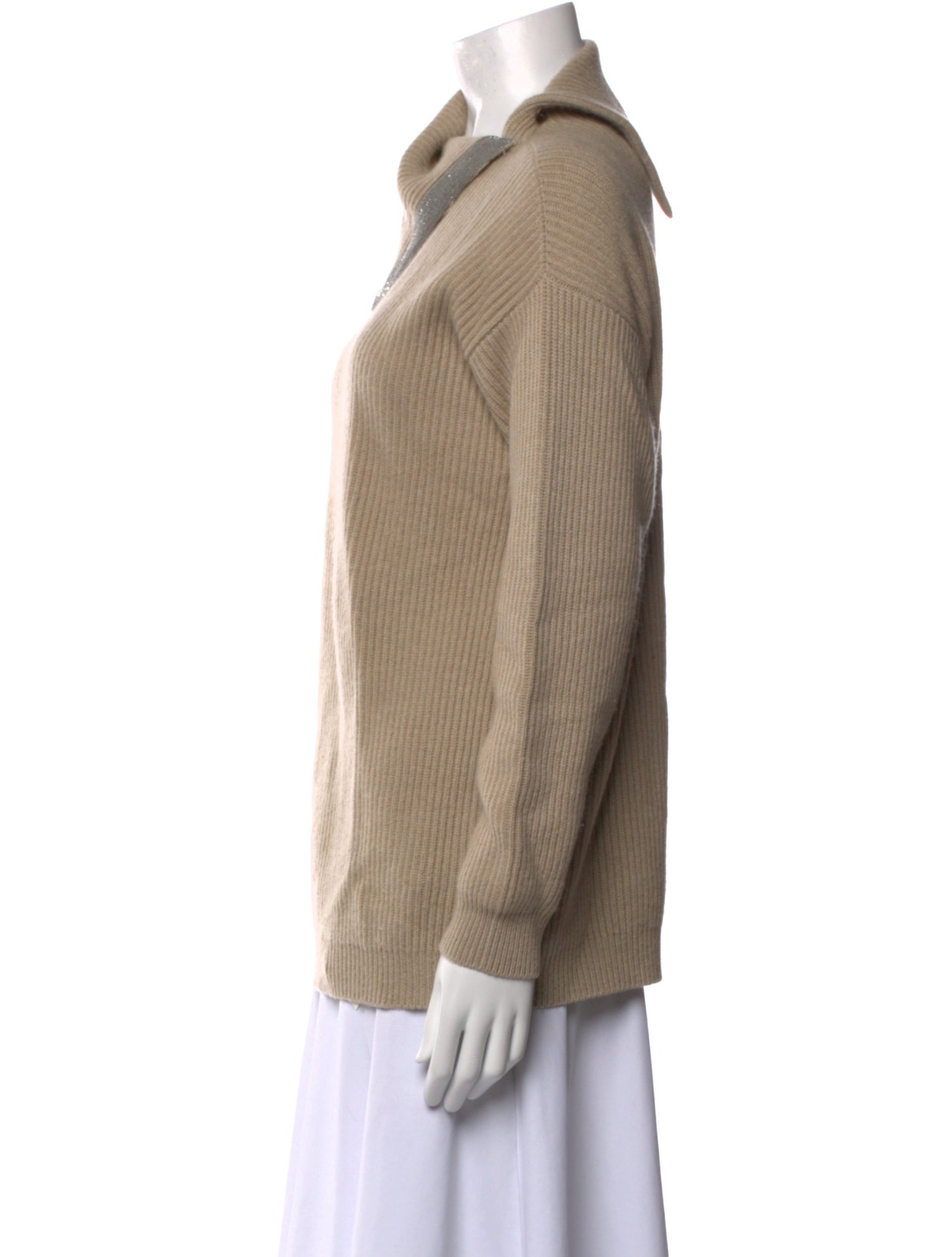 Brunello Cucinelli Cashmere Mock Neck Sweater