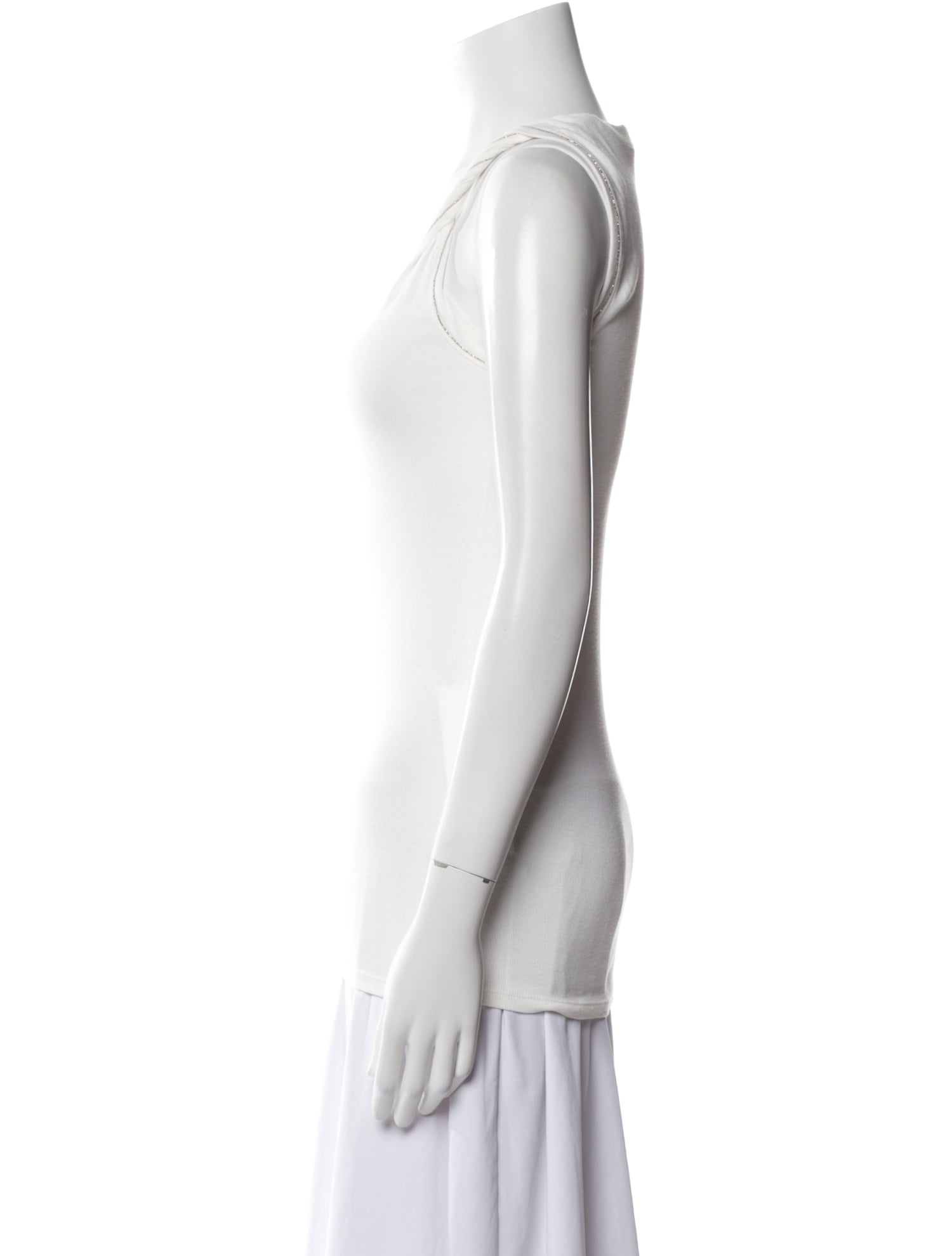 Brunello Cucinelli V-Neck Sleeveless Top