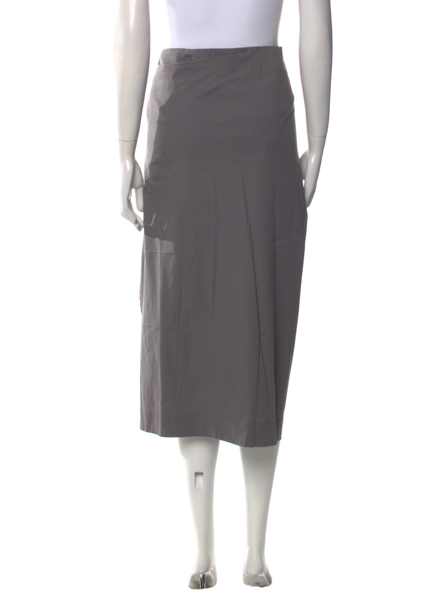 Brunello Cucinelli Pleated Accents Midi Length Skirt