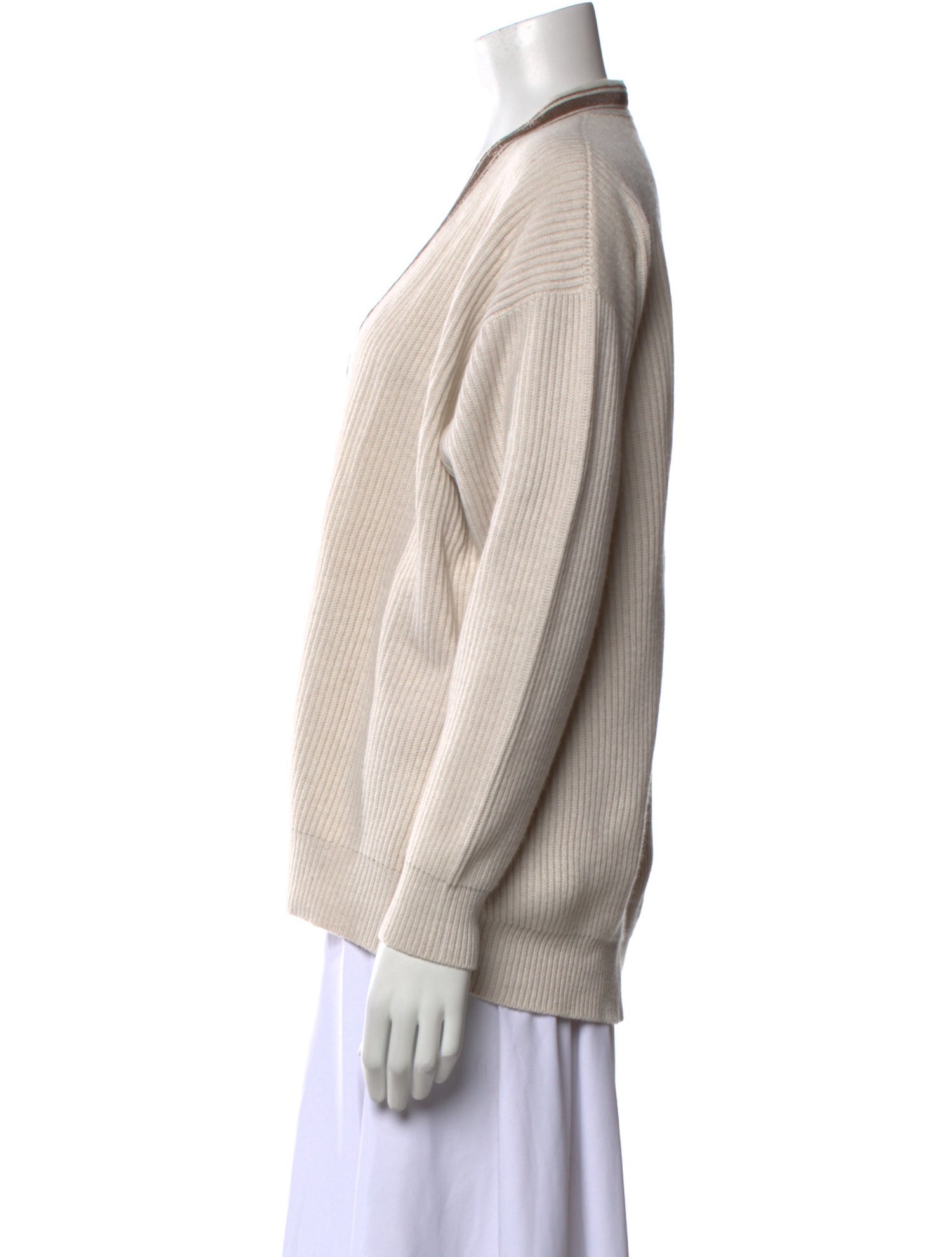 Brunello Cucinelli Cashmere V-Neck Sweater