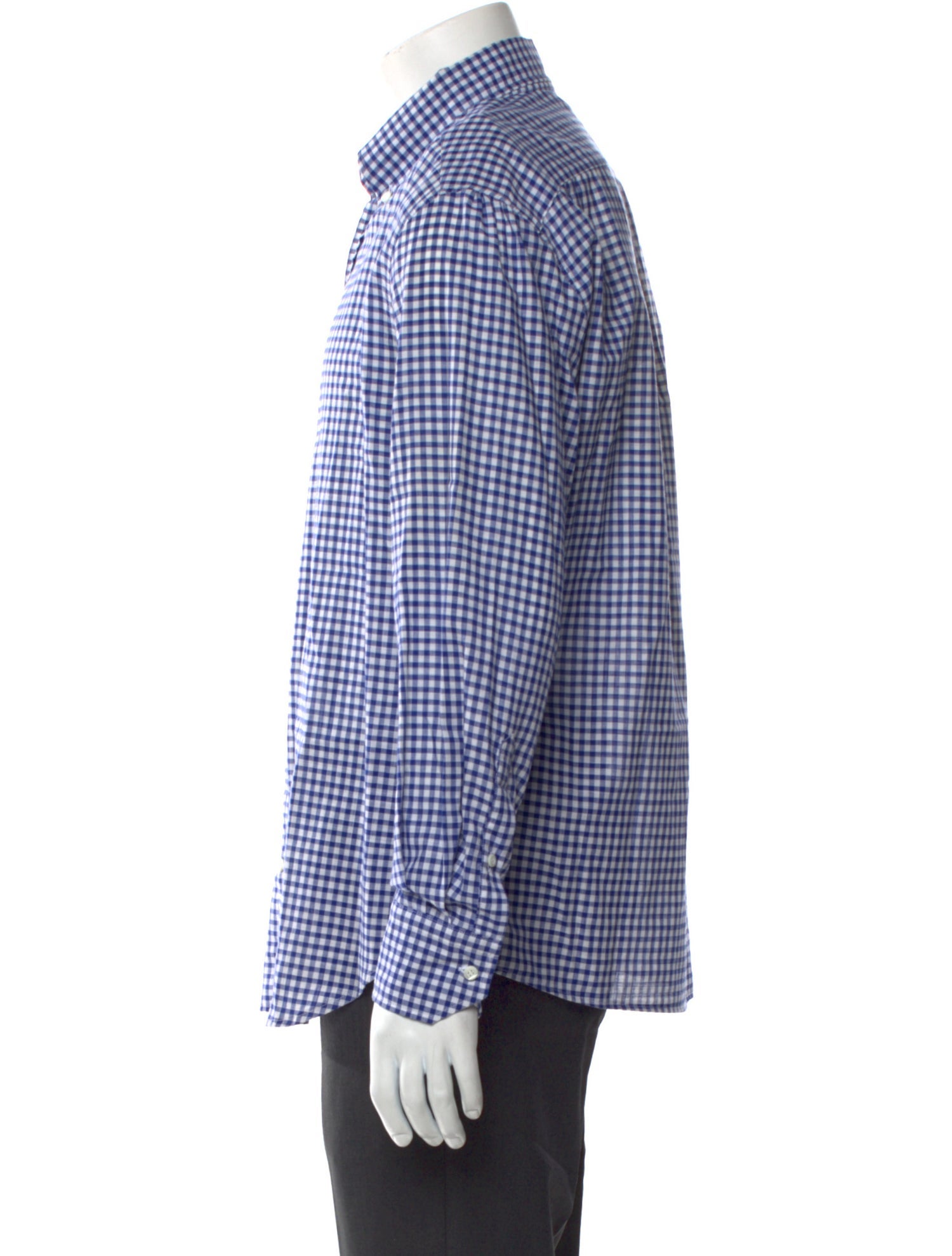 Brunello Cucinelli Plaid Print Long Sleeve Shirt