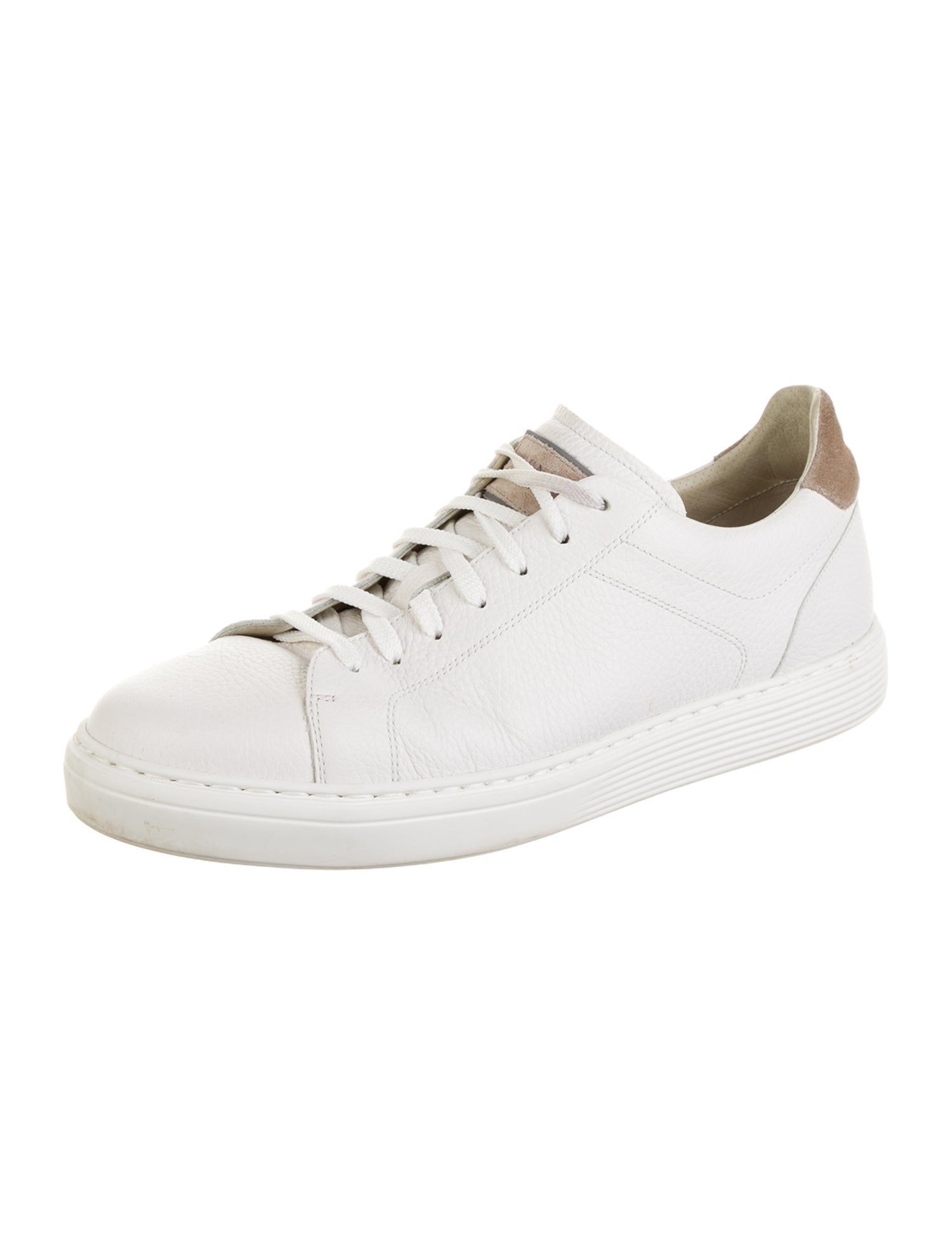 Brunello Cucinelli Leather Printed Sneakers