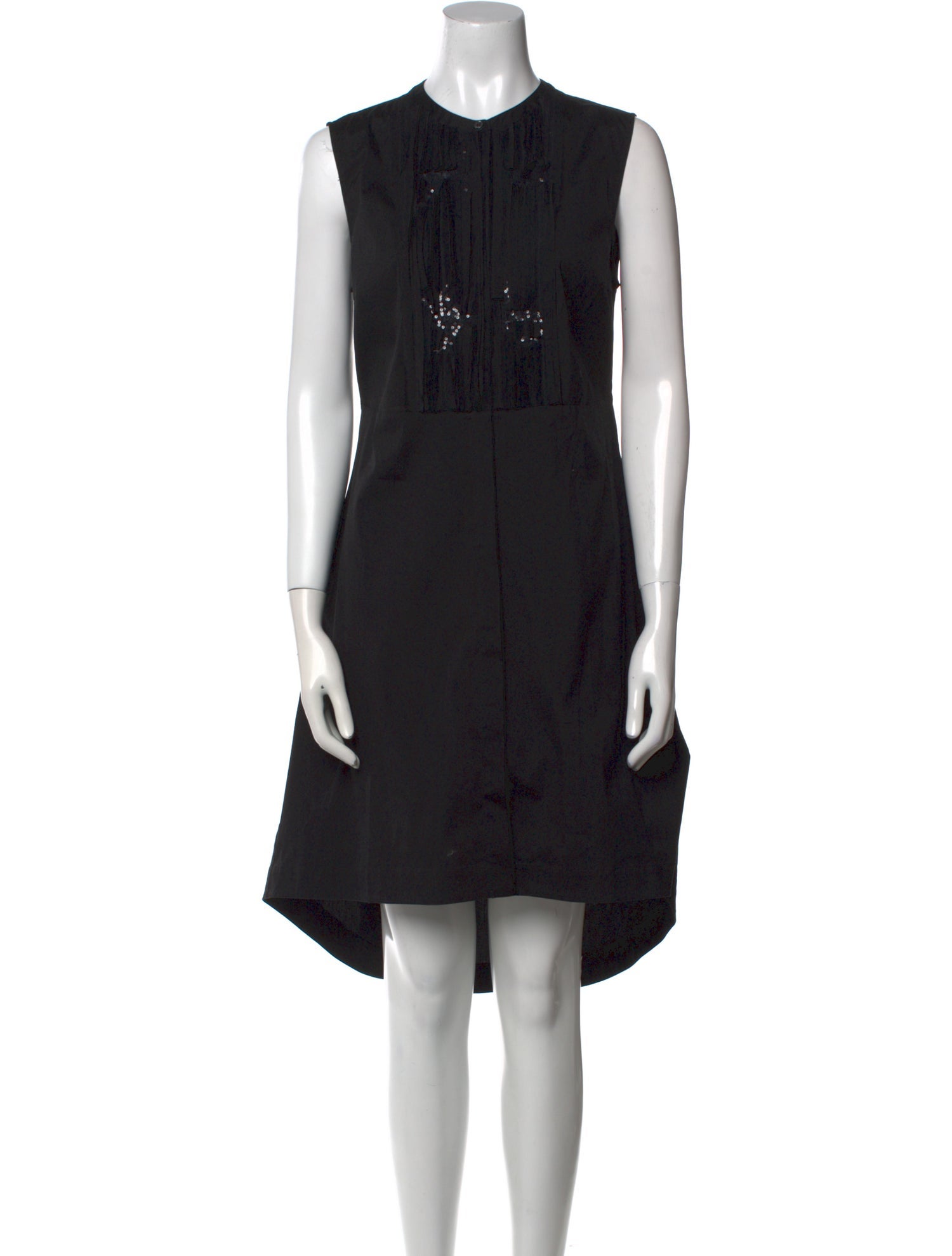 Brunello Cucinelli Crew Neck Mini Dress