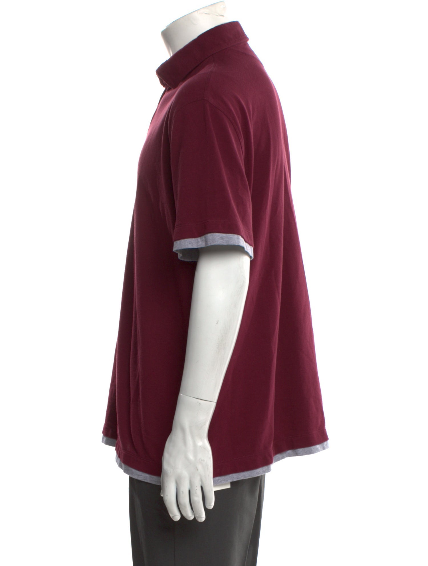 Brunello Cucinelli Collar Short Sleeve Polo Shirt