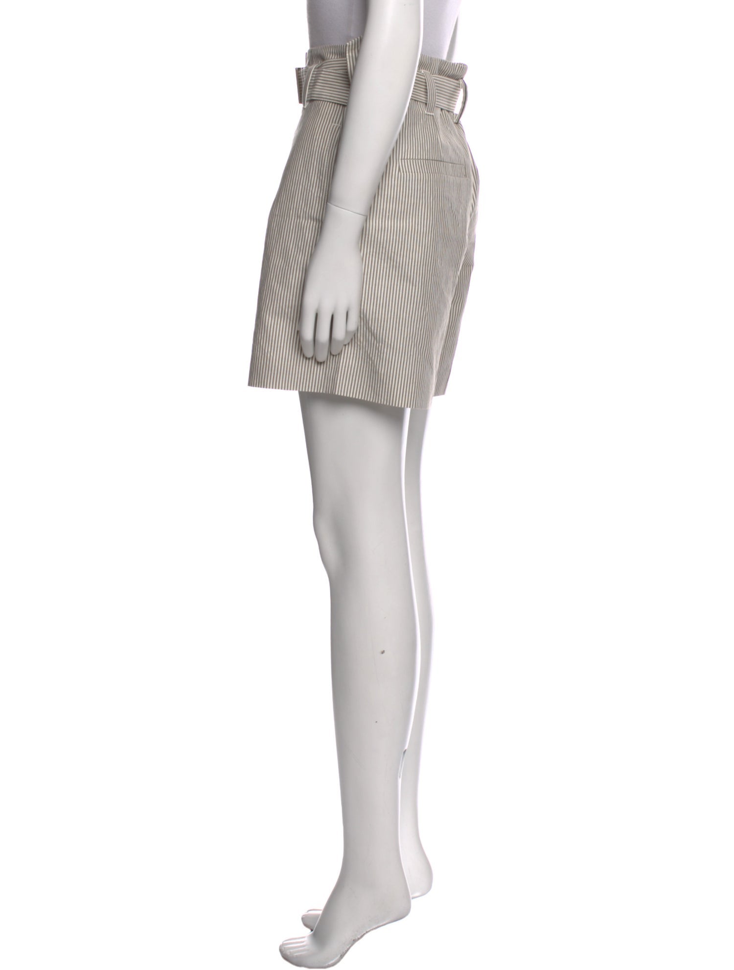 Brunello Cucinelli Striped Mini Shorts