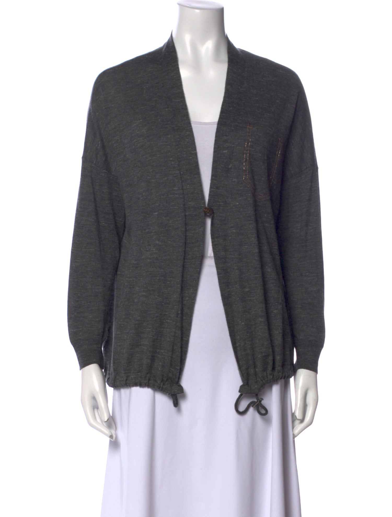 Brunello Cucinelli Open Front Sweater