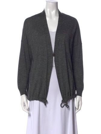 Brunello Cucinelli Open Front Sweater
