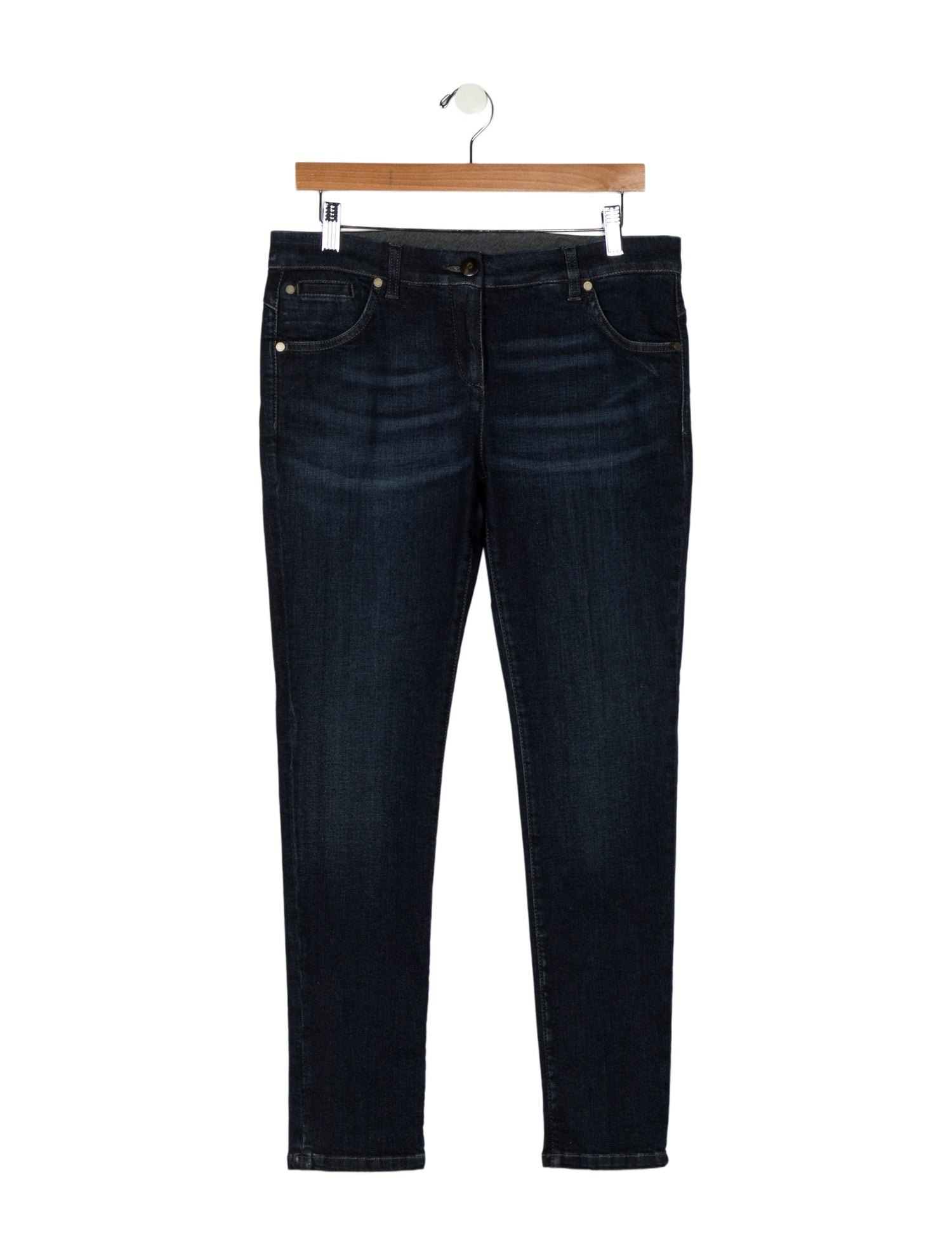 Brunello Cucinelli Mid-Rise Skinny Leg Jeans