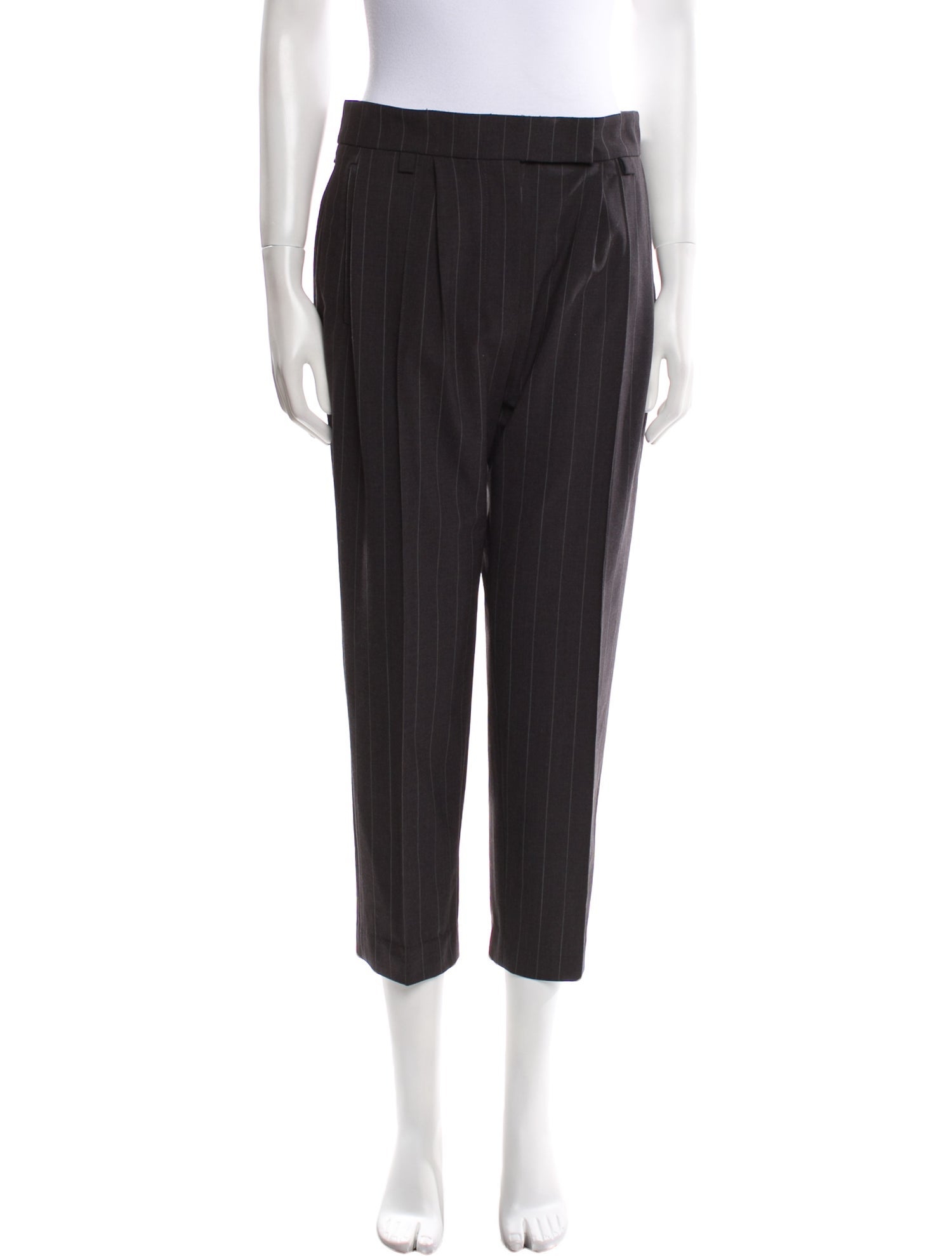 Brunello Cucinelli Virgin Wool Straight Leg Pants