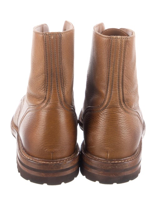 Brunello Cucinelli Leather Combat Boots