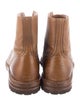 Brunello Cucinelli Leather Combat Boots