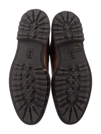 Brunello Cucinelli Leather Combat Boots