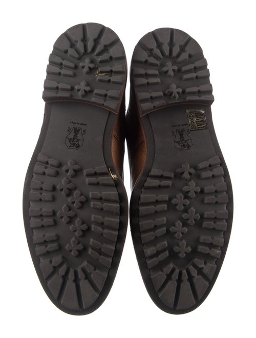 Brunello Cucinelli Leather Combat Boots