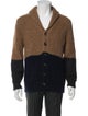 Brunello Cucinelli Alpaca Colorblock Pattern Cardigan