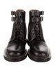 Brunello Cucinelli Leather Combat Boots