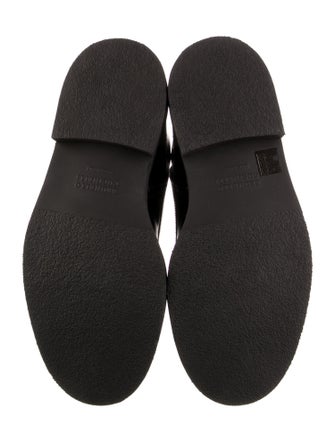 Brunello Cucinelli Leather Combat Boots