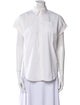 Brunello Cucinelli Short Sleeve Button-Up Top
