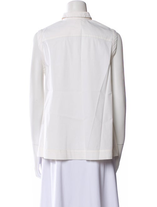 Brunello Cucinelli Sleeveless Button-Up Top