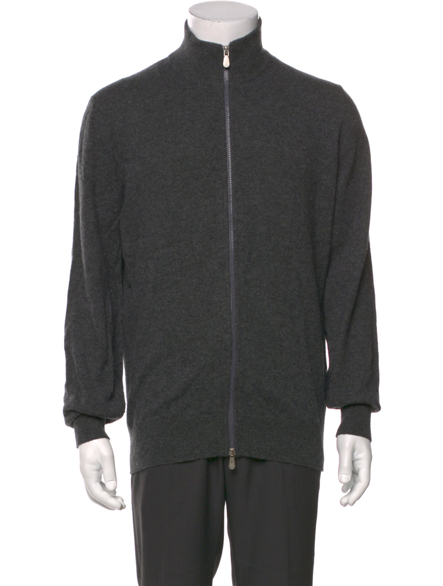 Brunello Cucinelli Cashmere Mock Neck Cardigan