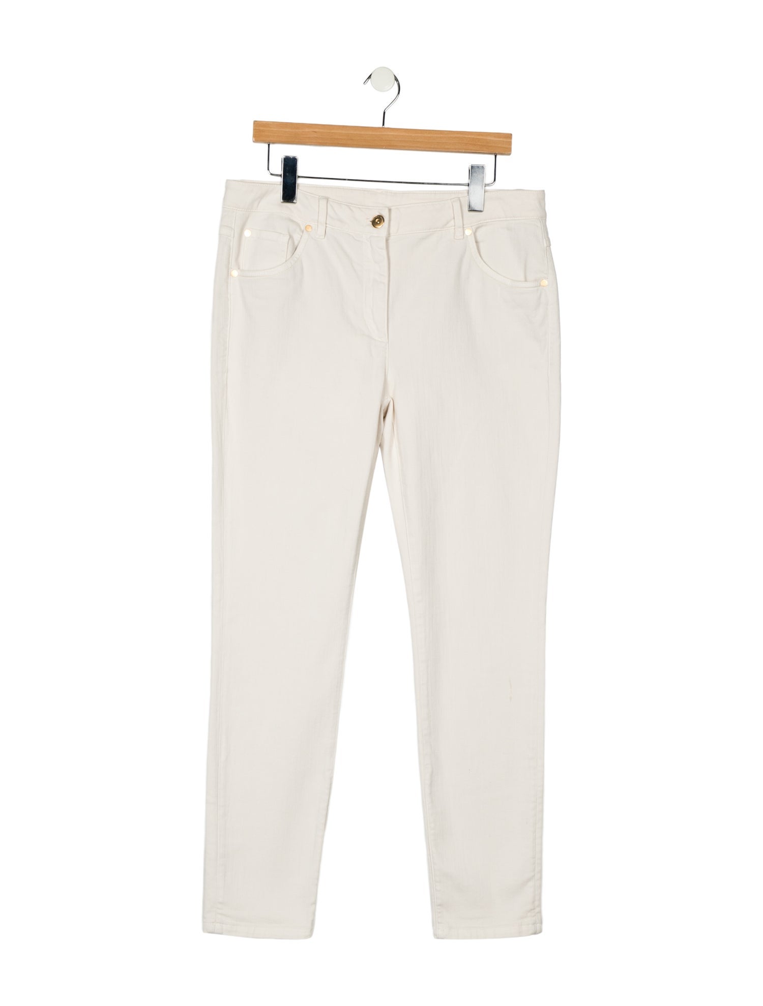 Brunello Cucinelli Mid-Rise Straight Leg Jeans