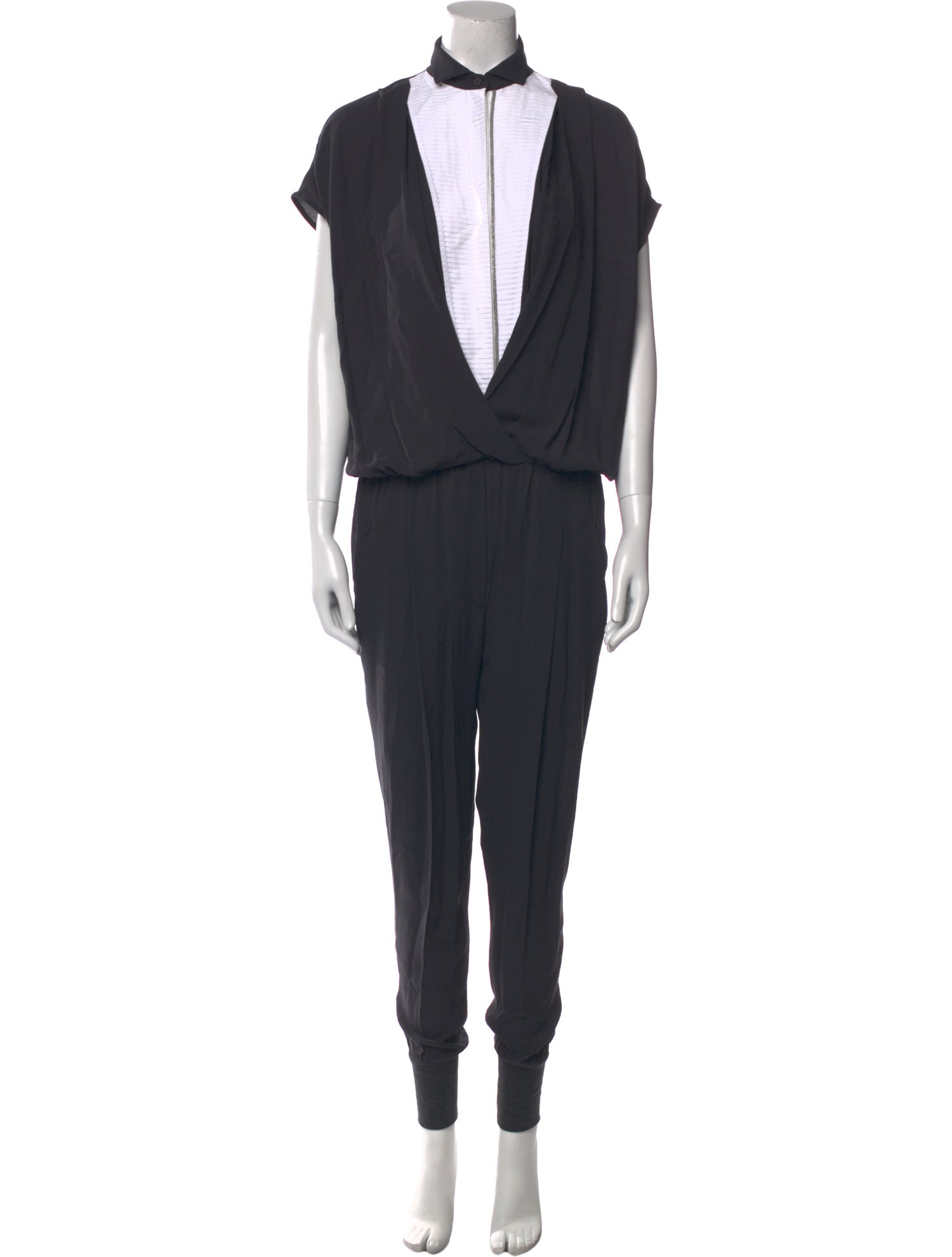 Brunello Cucinelli Silk Crew Neck Jumpsuit