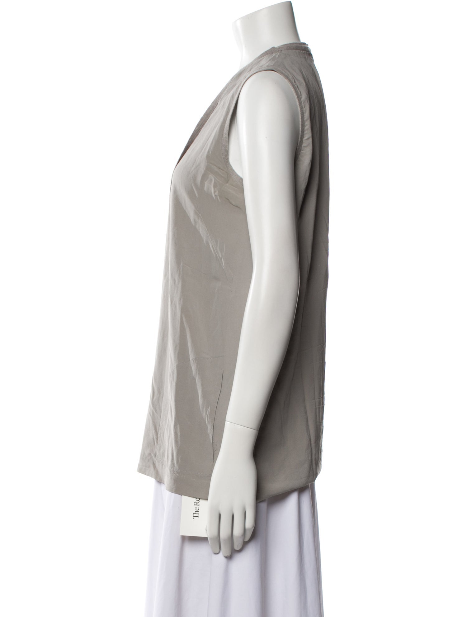 Brunello Cucinelli Silk Cowl Neck Top