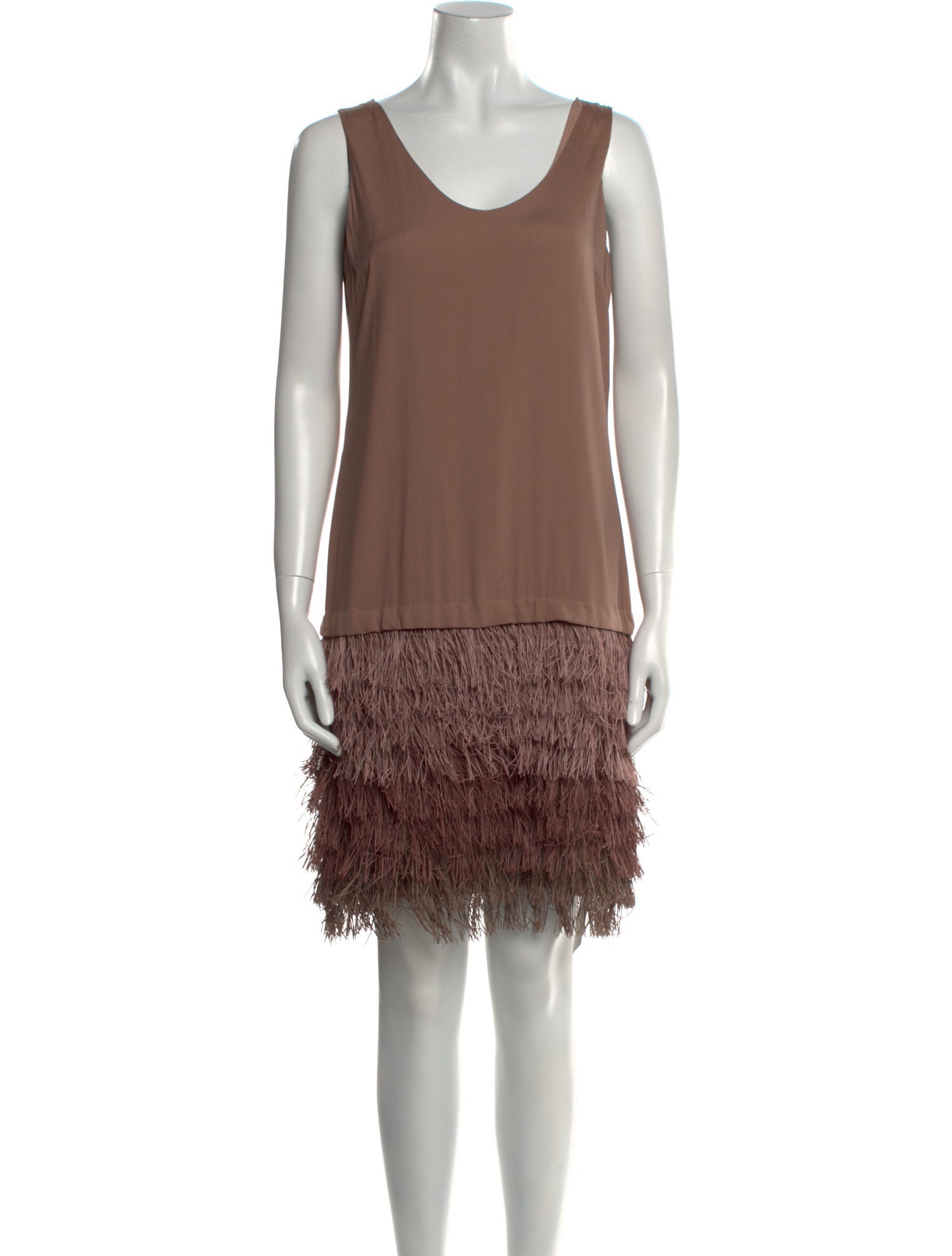 Brunello Cucinelli Silk Knee-Length Dress