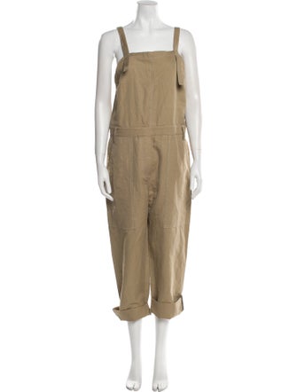 Brunello Cucinelli Square Neckline Jumpsuit