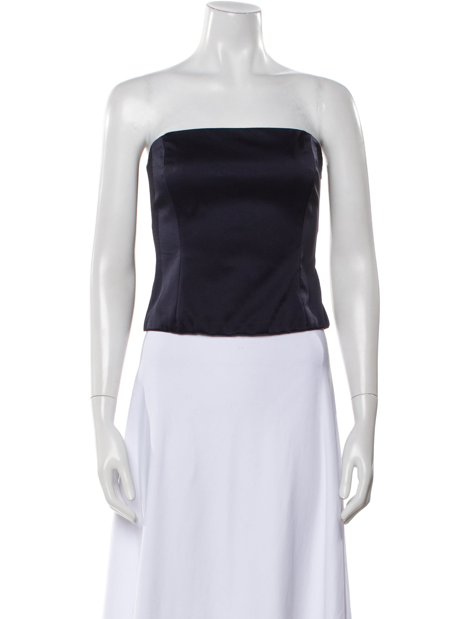 Brunello Cucinelli Strapless Crop Top