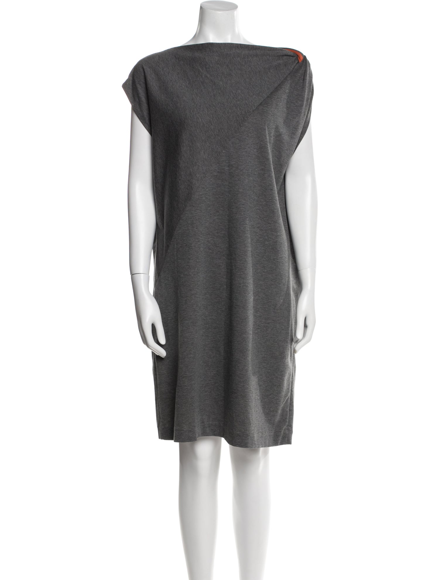 Brunello Cucinelli Bateau Neckline Mini Dress