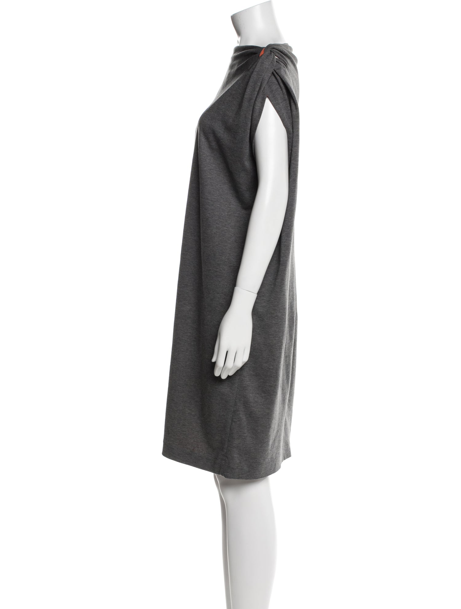Brunello Cucinelli Bateau Neckline Mini Dress