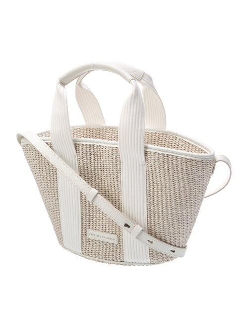 Brunello Cucinelli Raffia Top Handle Bag