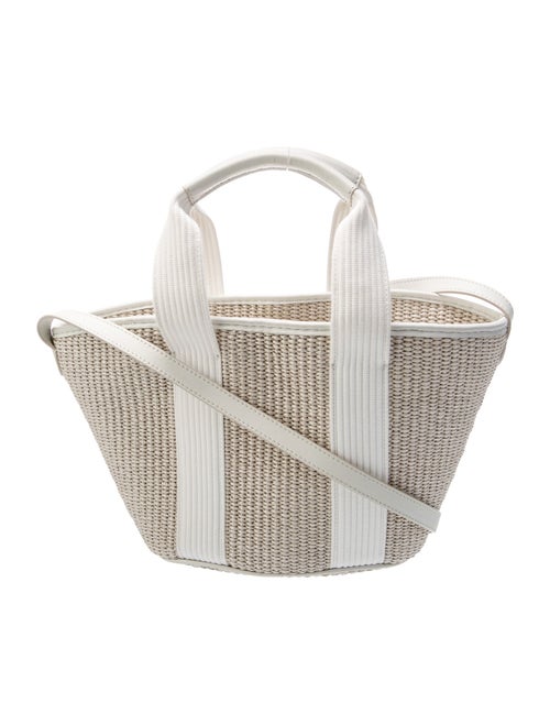 Brunello Cucinelli Raffia Top Handle Bag