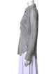 Brunello Cucinelli Striped Long Sleeve Button-Up Top
