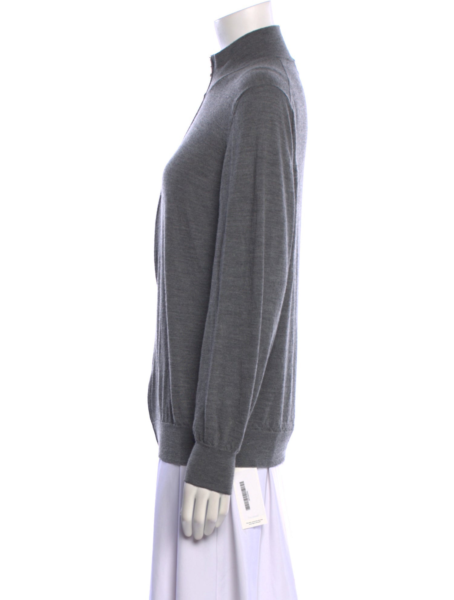 Brunello Cucinelli Virgin Wool Mock Neck Sweater
