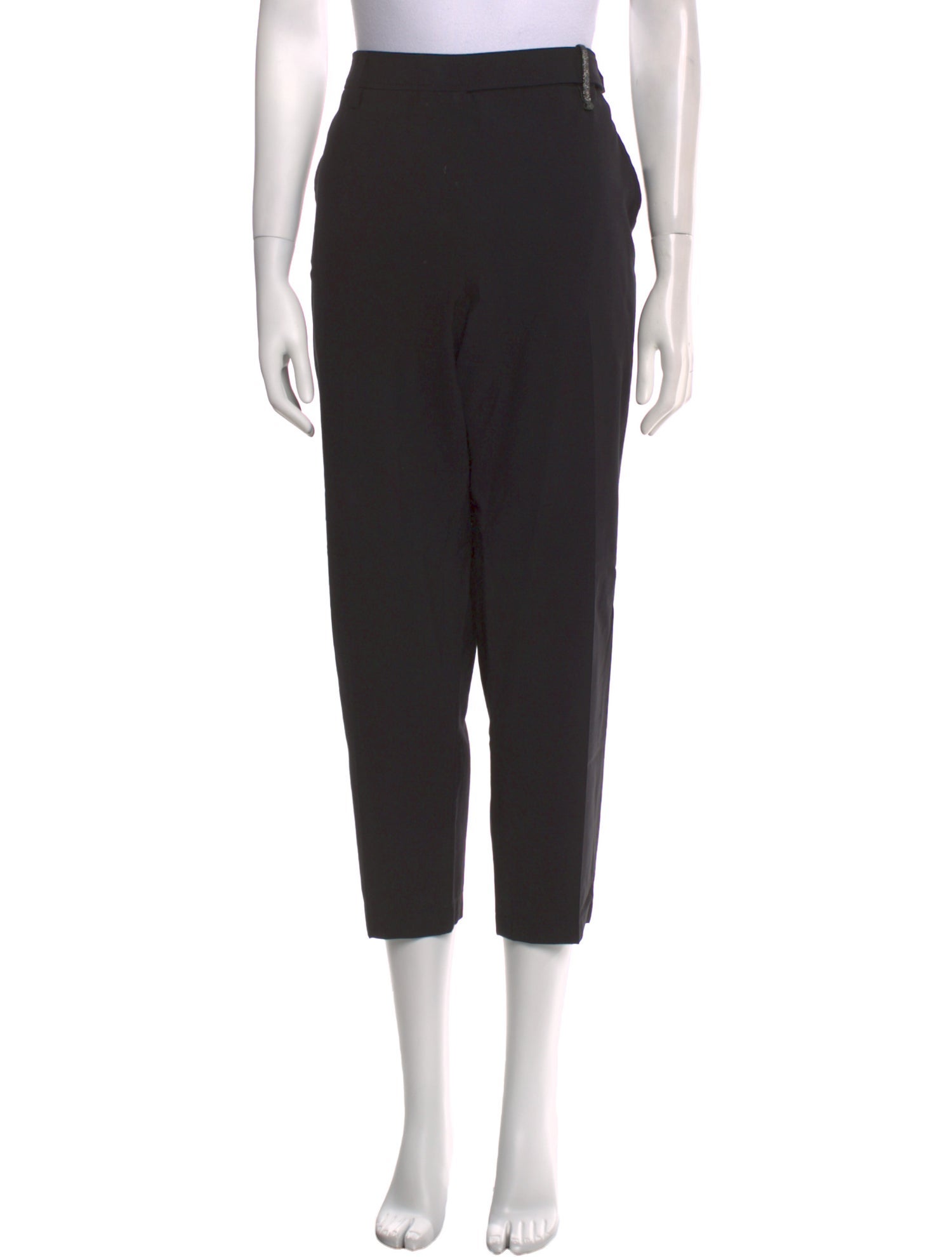 Brunello Cucinelli Virgin Wool Straight Leg Pants